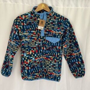 Patagonia Kid's Synchilla Snap-T Pull Over Fleece Lagom Blue L(12)